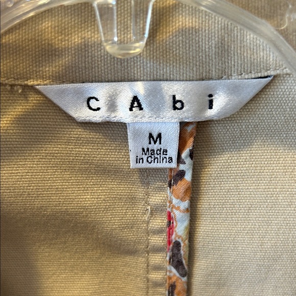 CAbi Women's Light Tan Jean Jacket / Size Medium - Picture 2 of 12